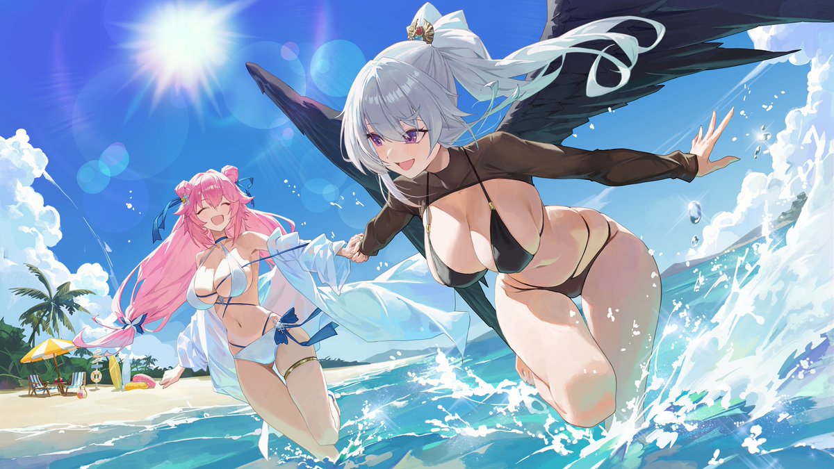 M.Q | PROPIC (@mqkyrie) on Twitter photo 初めての海でわいわいはしゃぐアモンちゃんと それを見守りながら楽しむ星嵐ちゃんを描かせていただきました。
#PR #放置少女 #海の日
<a href="/houchishoujo/">【公式】放置少女🌸百花繚乱の萌姫たち🌸</a> 初めての海でわいわいはしゃぐアモンちゃんと それを見守りながら楽しむ星嵐ちゃんを描かせていただきました。
#PR #放置少女 #海の日
<a href="/houchishoujo/">【公式】放置少女🌸百花繚乱の萌姫たち🌸</a>