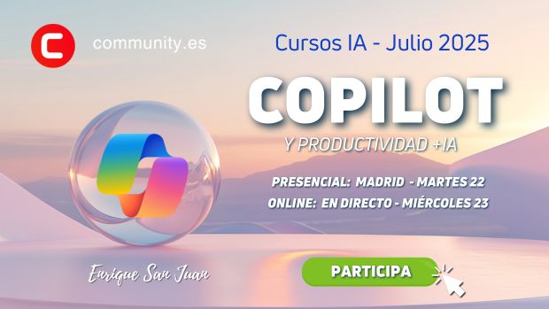 [Hoy] finaliza el 25% de descuento
👉Inscríbete ya

Curso Copilot y Productividad con IA

+Detalles AQUÍ  >
community.es/copilot-y-prod…