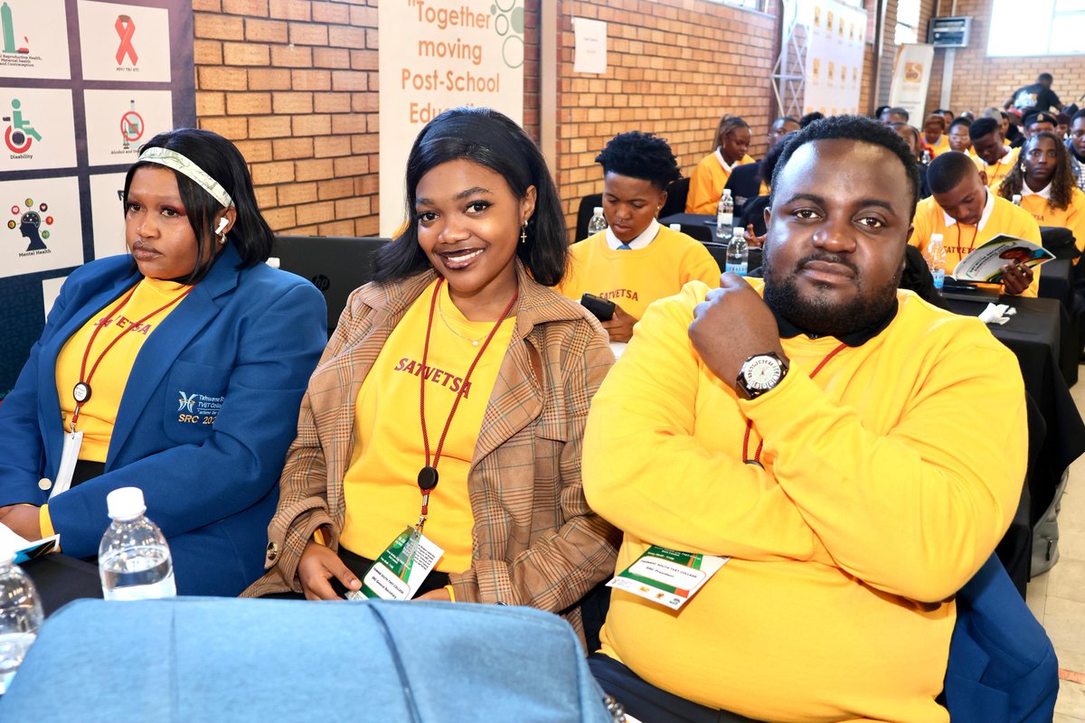 HigherEduGovZA's tweet photo. The programme aims to enhance the leadership skills of student leaders within the TVET college sector, while also providing a platform for engagement between the Department and student leaders on key policy and systemic issues.
#StudentLeadership2025
#SATVETSA
#SRCInduction https://t.co/1t0OOfkq8U
