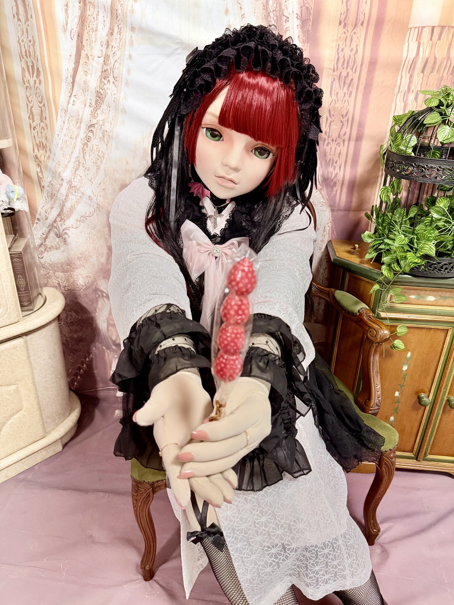 牡*❁様 着ぐるみ苺ルミちゃんとぷっくり苺仲良し　コヤンイサムチョン　トートバッ 牡*❁様 着ぐるみ苺ルミちゃんとぷっくり苺仲良し コヤンイサム