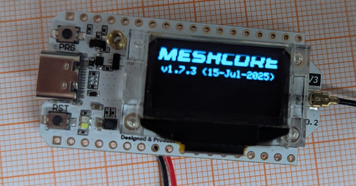 Playing with #Meshcore. Might allow more reliable communication than Meshtastic. Let's see...