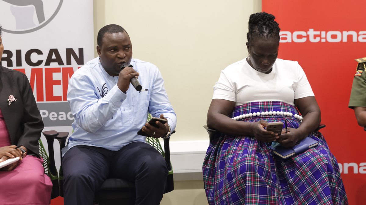 actionaiduganda's tweet image. I am here to demystify the notion that realizing peace and security for women means the silence of the gun. Climate change is promoting insecurity and conflicts. Women are more vulnerable to climate shocks compared to men. Raymond, Director, YADNET.
#WPS #Women4Peace #NAP111