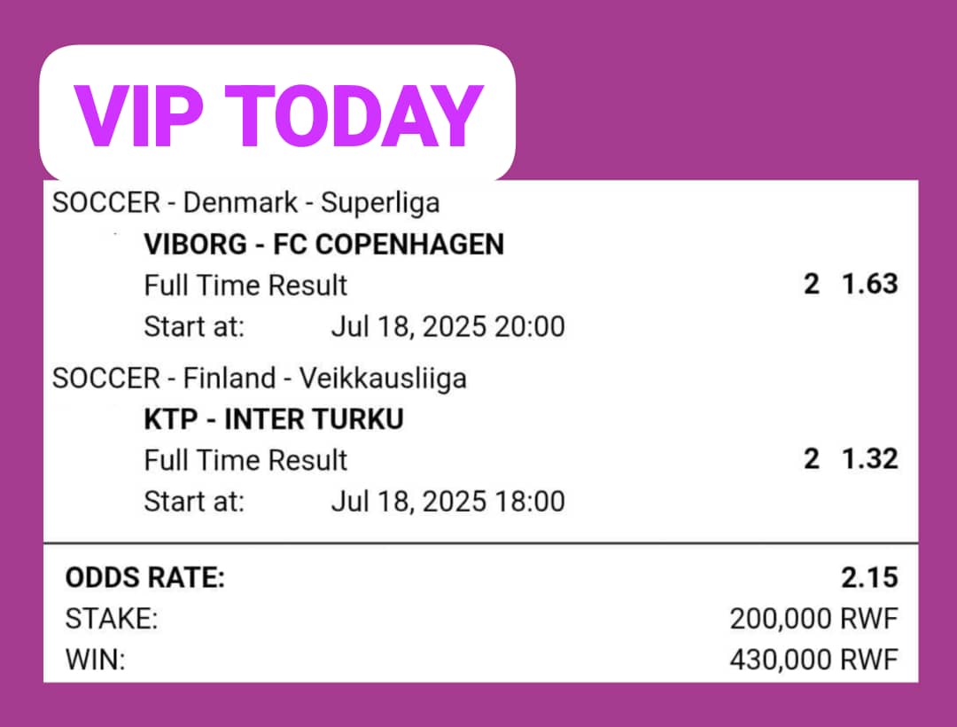 Todayz_Pick's tweet image. FRIDAY VIP TICKET.........
TOTAL ODDS: 2+🔥
90% Trusted.................
FANSPORT CODE: 8SJ72
Register here 👇
cutt.ly/vrI8aK1w
PROMOCODE: TODAYZPICK