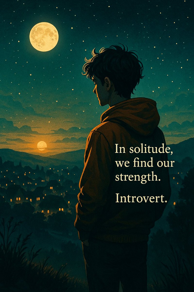 ai_stack_pro's tweet image. Sometimes the loudest minds speak in silence.
We don’t need a spotlight to shine.
#IntrovertEnergy #Introvert #DeepThinker #QuietStrength #SolitudeIsPower #StillWatersRunDeep #MindfulMoments #InnerWorld #CalmVibes #IntrovertThoughts