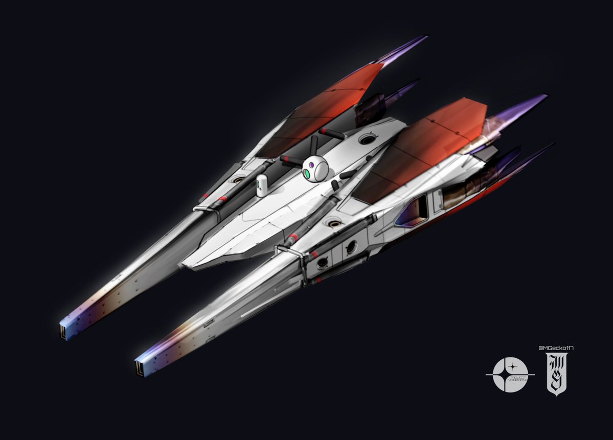 MGecko117's tweet image. Ship design for Project Voidborne. The Frontier Astronautics M-15 Lancer was the main voidborne MRC (multirole combat craft) fielded by the United Sectors of Fortuna and numerous USF allied colonies during the 1st interplanetary war