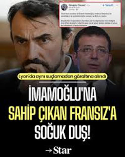 EkReMUsTaD's tweet photo. Son Dakika;

İmamoğlu na destek veren Fransa nın Lyon Belediye Başkanı Gregory Doucet,
Yolsuzluk ve zimmete para geçirmekten gözaltına alındı.

"Hırsızların Kardeşliği" https://t.co/JU3kkiAVq4