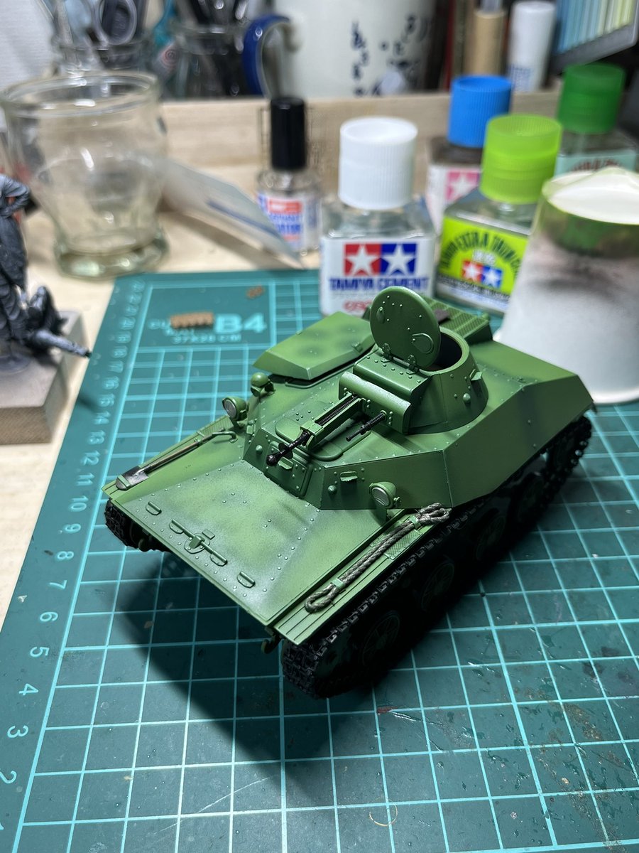 Yusuke03493105's tweet photo. #hobbyboss
#T30
シャドウ部が青強いかなぁ😑 https://t.co/VglzijIySa