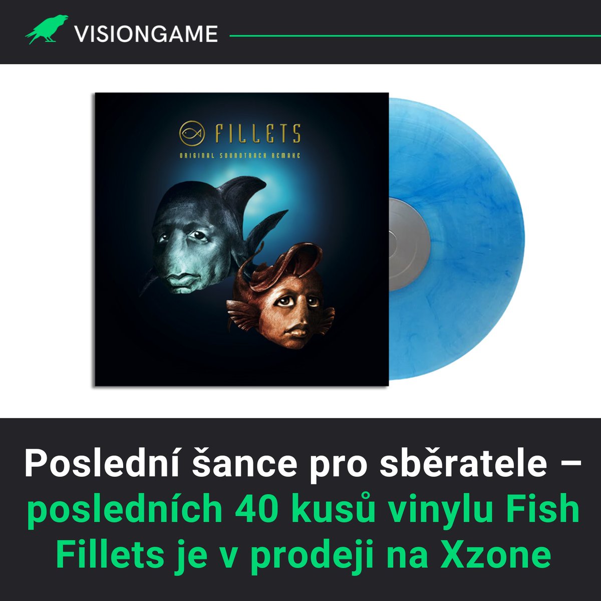 visiongamecz's tweet image. Milovníci českých herních klasik a sběratelé vinylů si přišli na své. U příležitosti výstavy Legendy ALTARu vyšel oficiální remake soundtracku ke hře Fish Fillets. Stylový barevný vinyl s hudbou od Filipa Oščádala je nyní dostupný na e-shopu Xzone.cz – a zbývají už…