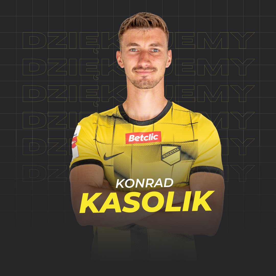 Konrad Kasolik kończy swoją przygodę z Wieczystą. Kontrakt 27-letniego obrońcy został rozwiązany za porozumieniem stron. "Kasol" dziękujemy za półtora roku przy Chałupnika, udział w dwóch awansach i życzymy powodzenia w dalszej karierze!
kswieczysta.com/news,2380.html