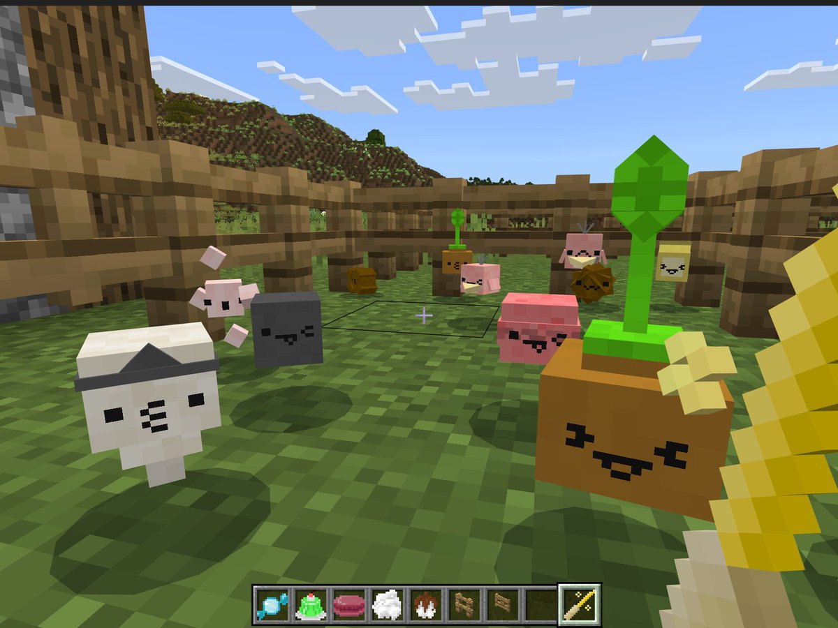 SNSダルすぎワロタ、でいつの間にか1カ月放置してる恐怖🤤黙々とフェルトのぬいぐるみに命を吹き込むアドオン作ってた恐怖👻 #Minecraft #マイクラ #アドオン