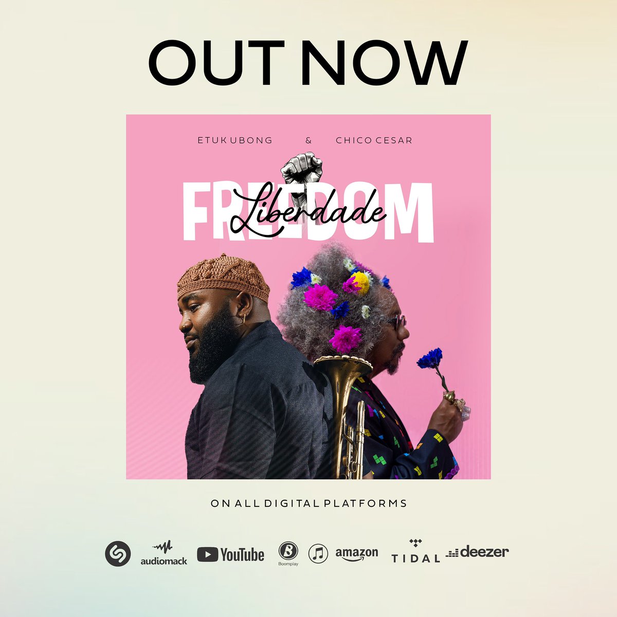 Etuk ubong (@etukubong) on Twitter photo Ayaya!!
Happy to share this beautiful masterpiece with you all.
FREEDOM featuring <a href="/ChicoCesarOf/">Chico César</a>
Now available on all digital streaming platforms worldwide.
#earthmusic #etukubong #odudu #freedom #chicocésar #nigeria #brazil #reels #burkinafaso #congo #gaza Ayaya!!
Happy to share this beautiful masterpiece with you all.
FREEDOM featuring <a href="/ChicoCesarOf/">Chico César</a>
Now available on all digital streaming platforms worldwide.
#earthmusic #etukubong #odudu #freedom #chicocésar #nigeria #brazil #reels #burkinafaso #congo #gaza