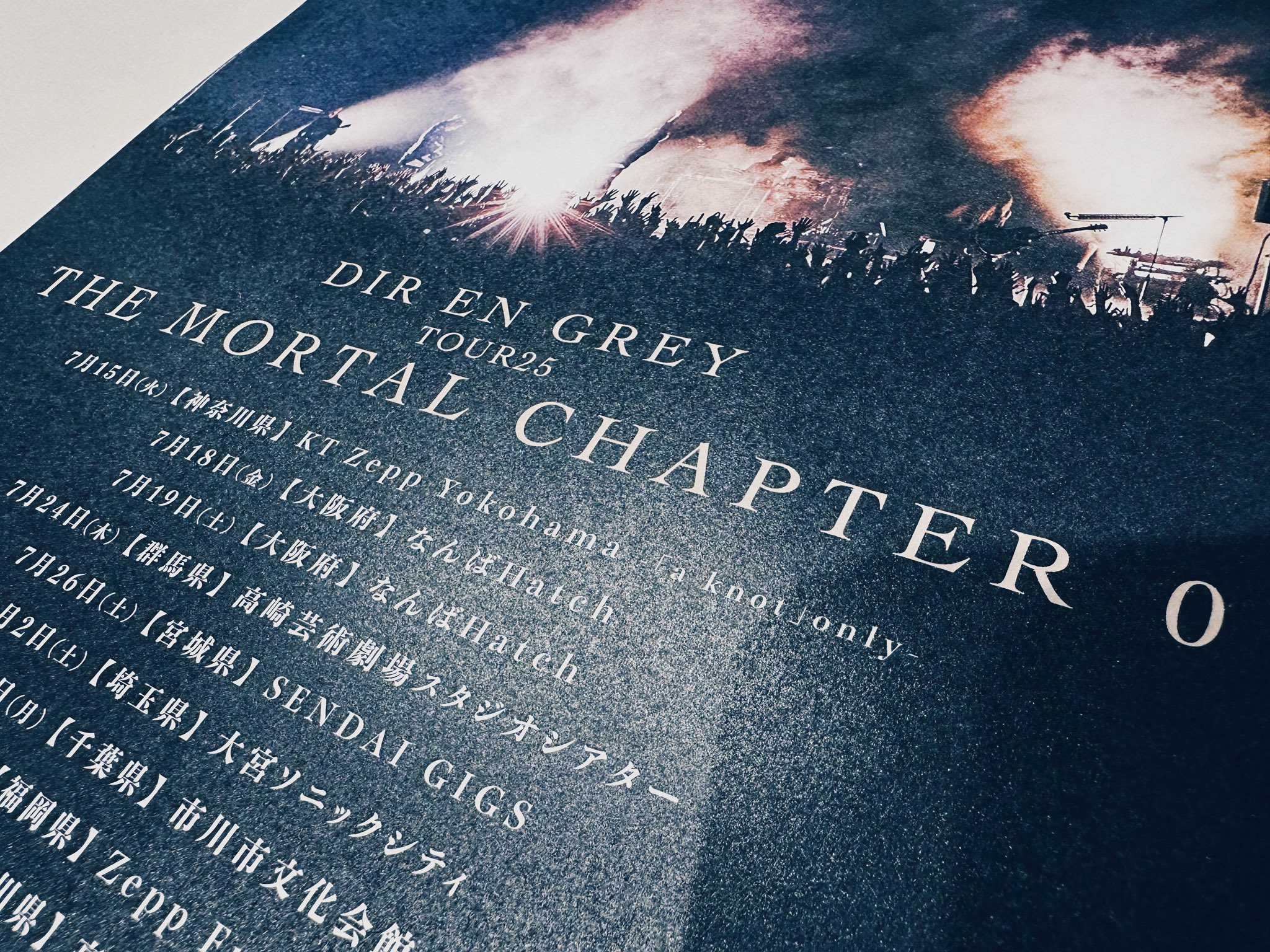 DIR EN GREY Tour25 Mortal Chapter TシャツB DIR EN GREY on X: 