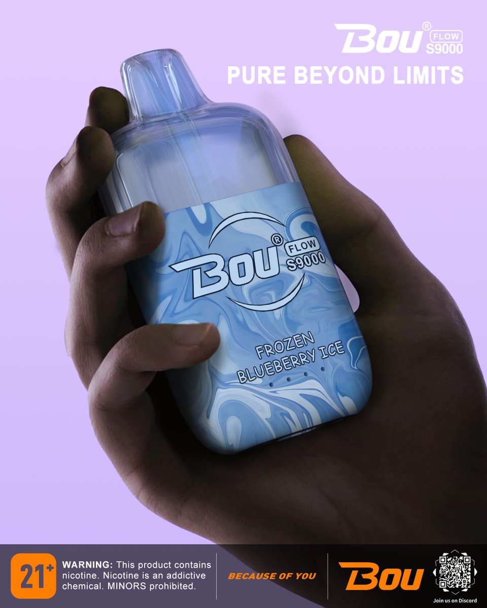 BOU_Official (@bou_global) on Twitter photo ๐ฃ๐จ๐ฅ๐ ๐๐๐ฌ๐ข๐ก๐ ๐๐๐ ๐๐ง๐ฆ โ๏ธ๐จ
Take the chill further with BOU FLOW S9000 โ Frozen Blueberry Ice is calling.
Smooth, cool, and made for those who go beyond.
๐น 9000 Puffs
๐น Consistent Flavor
๐น Stylish Curved Body
#BOUFLOW #BOUS9000 #FrozenBlueberryIce #VapeStyle ๐ฃ๐จ๐ฅ๐ ๐๐๐ฌ๐ข๐ก๐ ๐๐๐ ๐๐ง๐ฆ โ๏ธ๐จ
Take the chill further with BOU FLOW S9000 โ Frozen Blueberry Ice is calling.
Smooth, cool, and made for those who go beyond.
๐น 9000 Puffs
๐น Consistent Flavor
๐น Stylish Curved Body
#BOUFLOW #BOUS9000 #FrozenBlueberryIce #VapeStyle