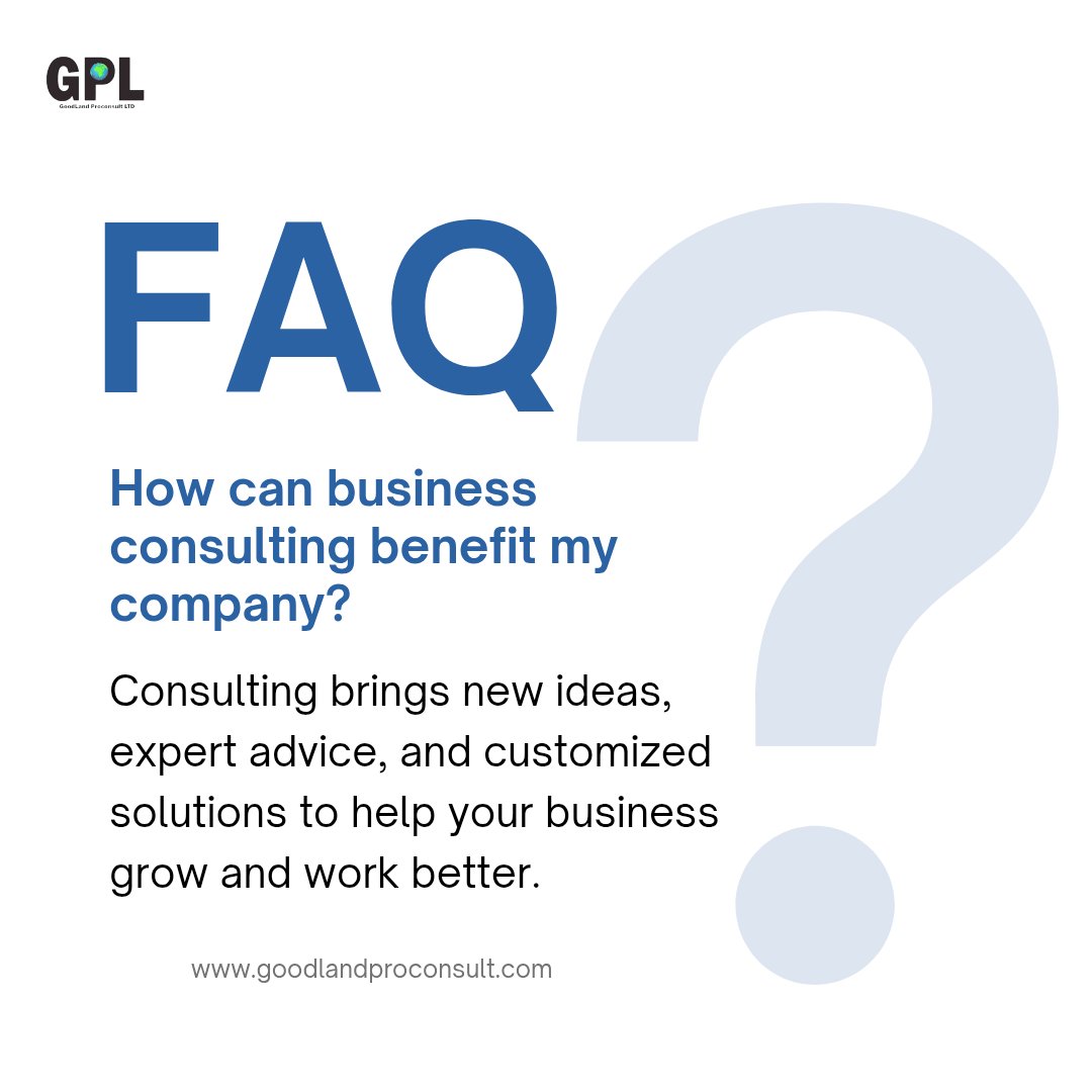GoodLandProLtd's tweet photo. Consulting provides fresh perspectives, expert knowledge, and tailored solutions to drive growth and efficiency.

#BusinessGrowth #ConsultingSolutions #BusinessSuccess https://t.co/F8TWDRwfBz