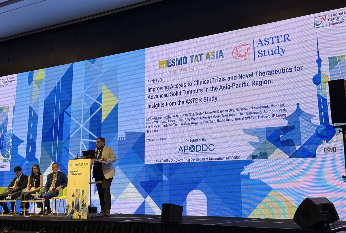 omalirp's tweet image. Congrats @pankajpanda86 ! Great presentation and example of APAC collaboration. Oral abstract session day 1 #ESMOTATAsia25 @myESMO