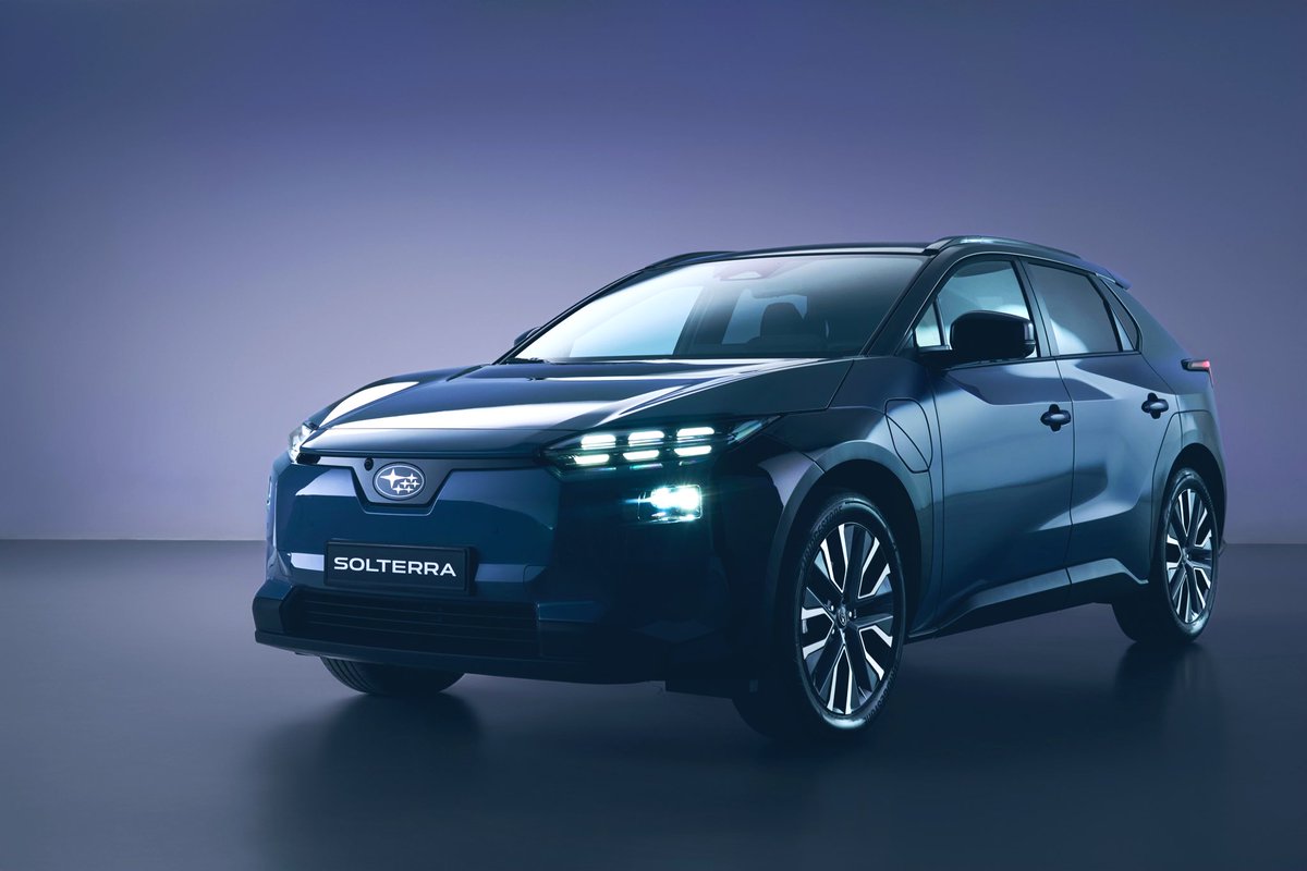 automotorcope's tweet photo. #Subaru acaba presentar tras nuevos vehículos #BEV eléctricos⚡️:
#SubaruSolterra #SubaruUncharted y el #EOutback que llegarán a Europa en 2025 y 2026 todos con tracción total AWD y autonomías WLTP de hasta 500 kms #coches #noticias #motor + Info @COPE @Poniendocalles #novedades https://t.co/j1L8l3nqe7