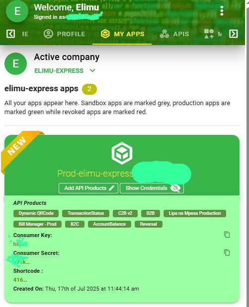 The mpesa one account paybill is such a life saver. Having one paybill that can do STK , C2B , B2B and B2C is super great especially for platforms like kreativestores.com that require payment collection and payouts.

Gone are the days where you required a separate B2C.