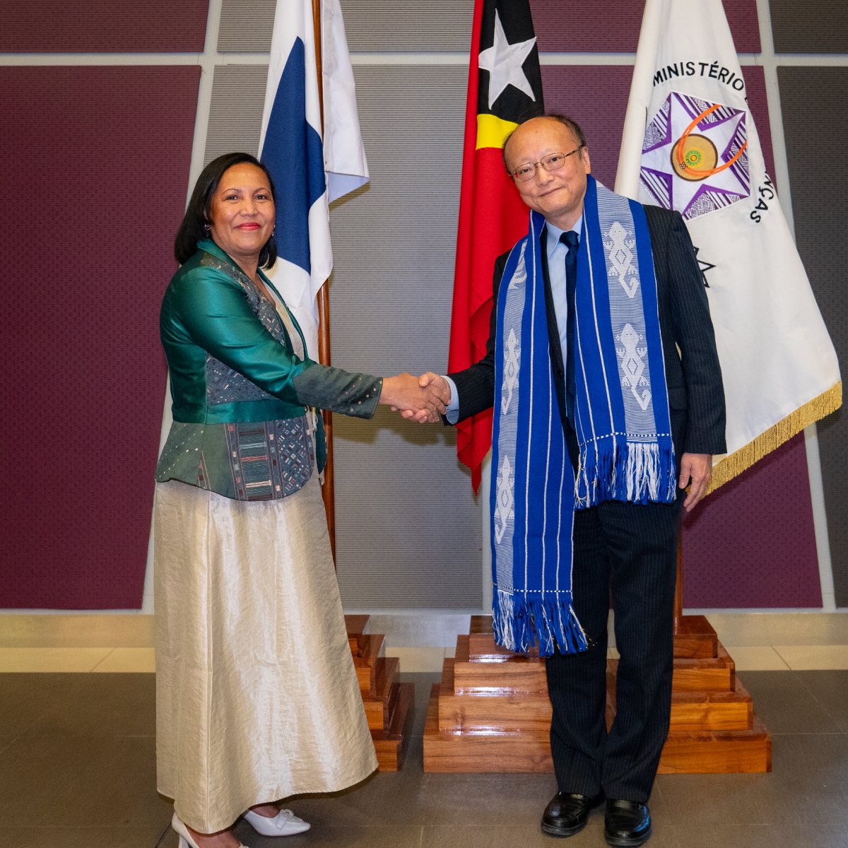 ADBPresident's tweet image. Strong partnerships and strategic financing lay the path to a resilient future. It was a pleasure to reconnect with Minister Santina Cardoso after our first meeting at ADB’s Annual Meeting in Milan. I appreciated her steady leadership during the Government of Timor-Leste’s…