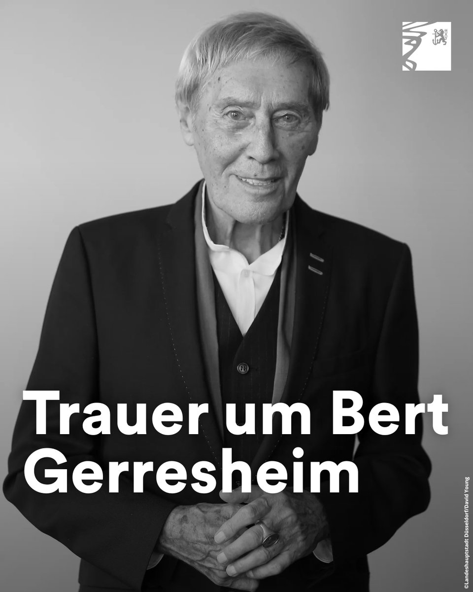 Der bedeutende Düsseldorfer Bildhauer und Zeichner Bert Gerresheim ist am Mittwoch, 16. Juli 2025, im Alter von 89 Jahren gestorben.

OB Dr. Keller zum Tod von Künstler Bert Gerresheim ➡️ow.ly/F0h150WrHlg