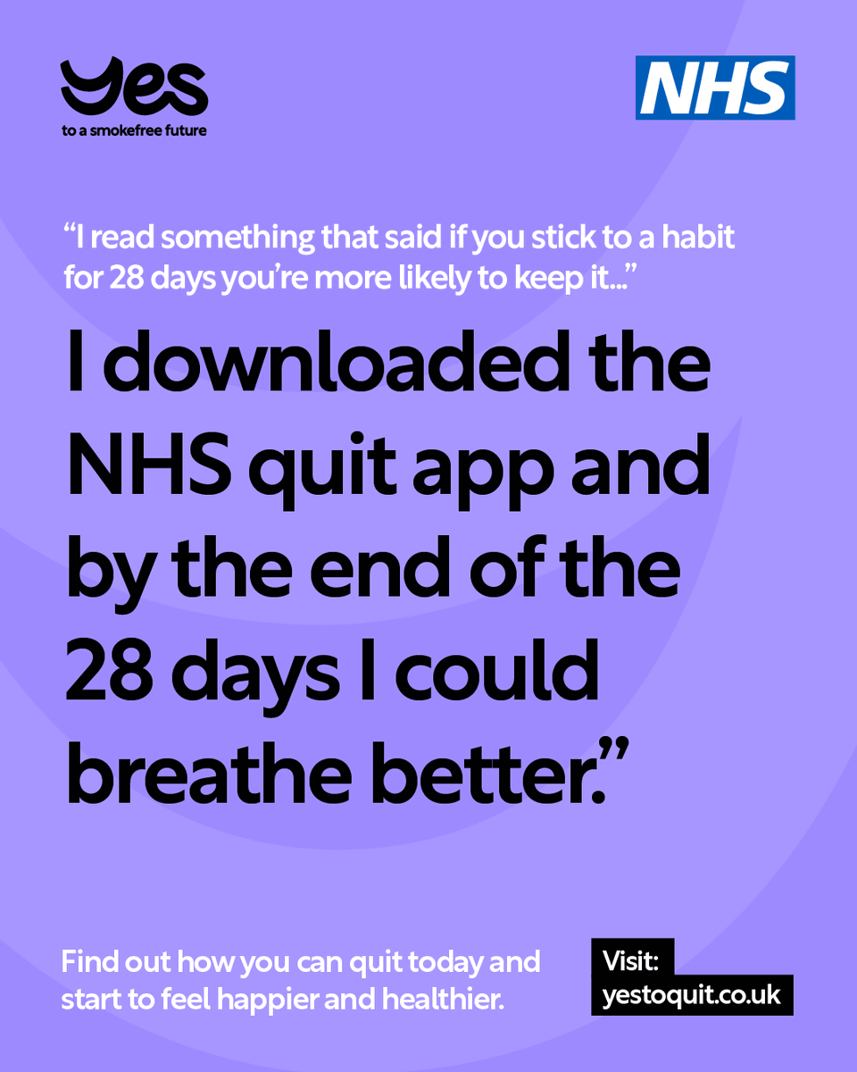 “I’d say give it a go as often people try and try and try again. All it takes is that one time for it to work. Even if you think you’ve tried everything just give it a go and see what happens."

Starting your Yes to Quit journey? Find out what services might work for you.