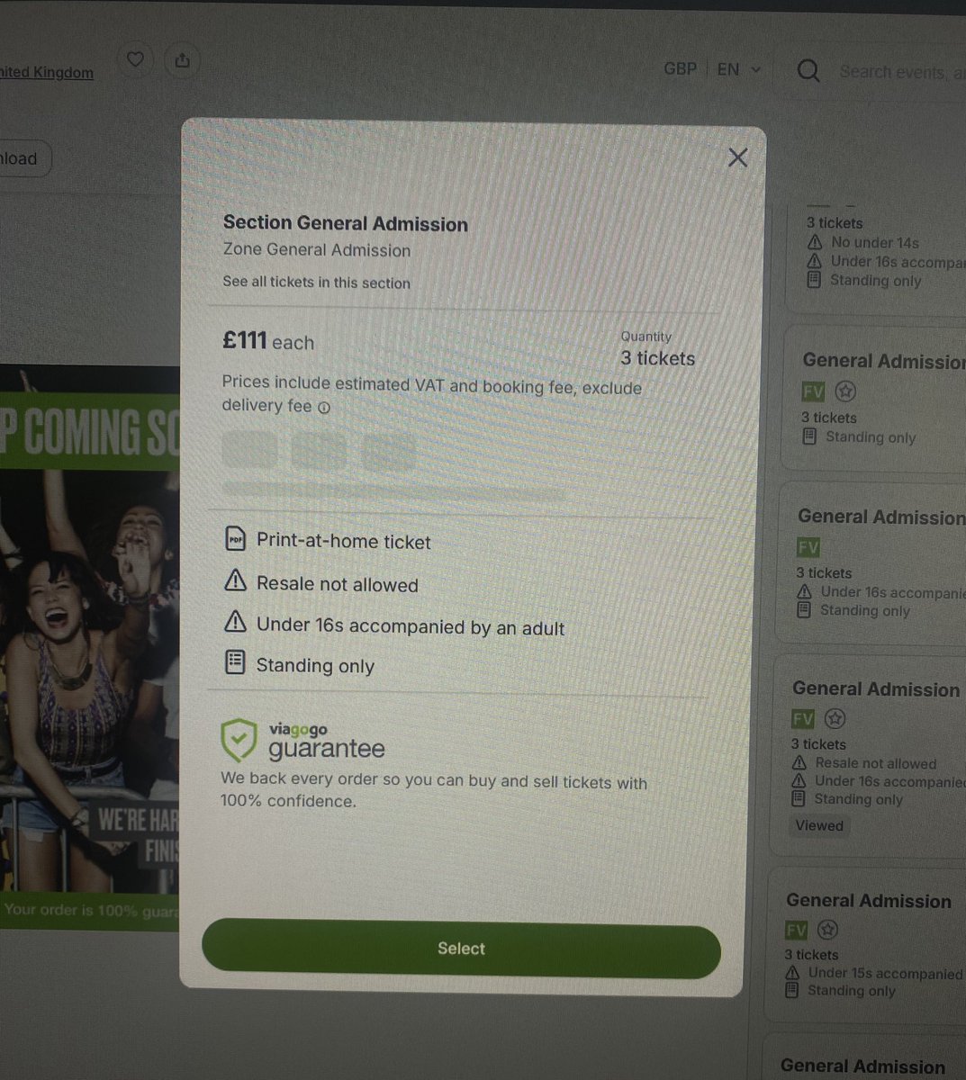 Are you taking the P <a href="/viagogo/">viagogo</a> ???
No resale and you are charging over inflated prices for a £37 ticket….that is resale pricing !!!
<a href="/CMAgovUK/">Competition & Markets Authority</a> should step in immediately as too should <a href="/Keir_Starmer/">Keir Starmer</a> companies shouldn’t be allowed to rip people off like this