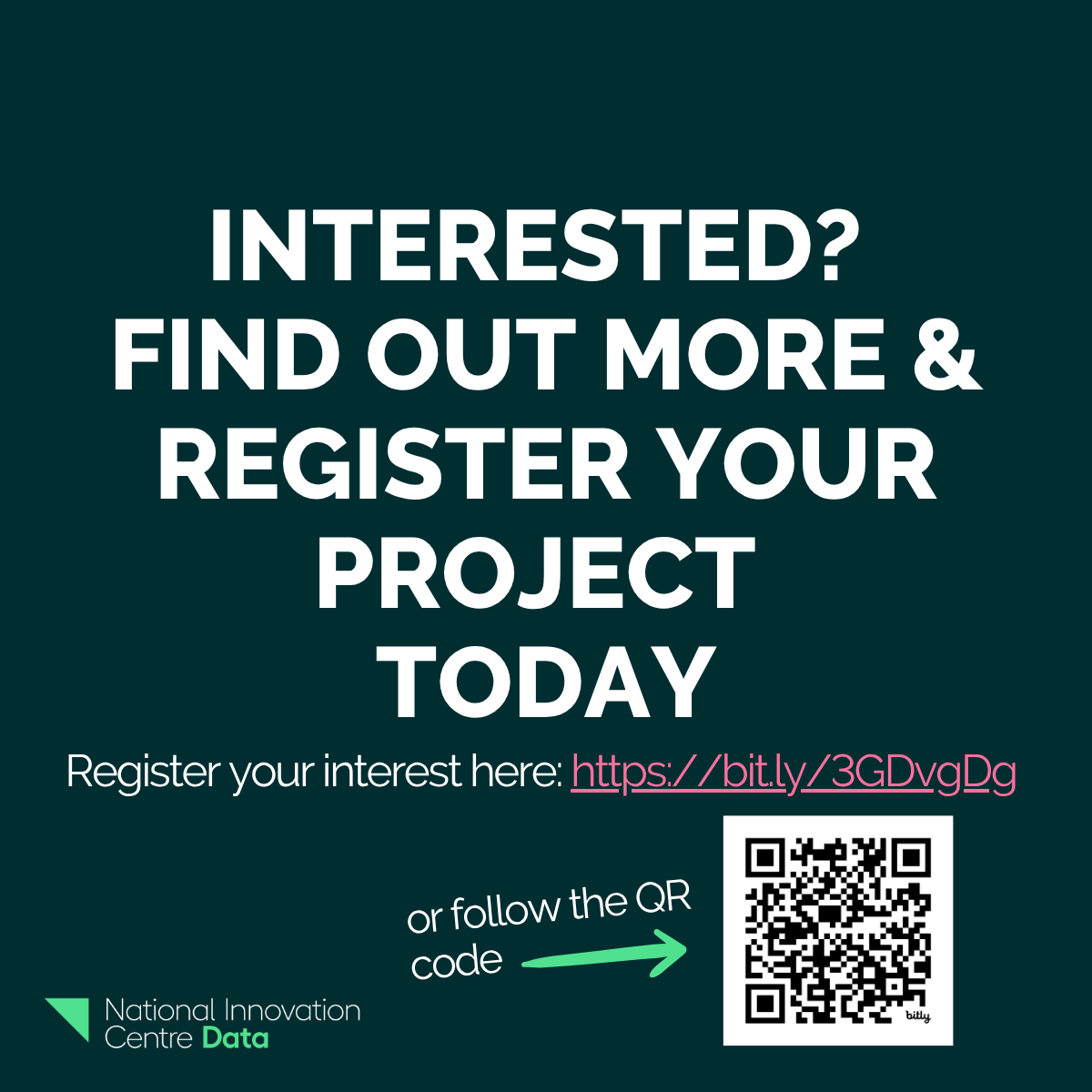 NICDATA's tweet image. Got a data or AI challenge? We are offering free business support via our AI Traineeship Programme, funded by @SciTechgovuk.
✅Low risk
✅Dedicated trainee team
✅Expert-backed
✅Tailored data/AI approach
📅 Apply by 1 Aug: bit.ly/3GDvgDg
Limited spots, register now!