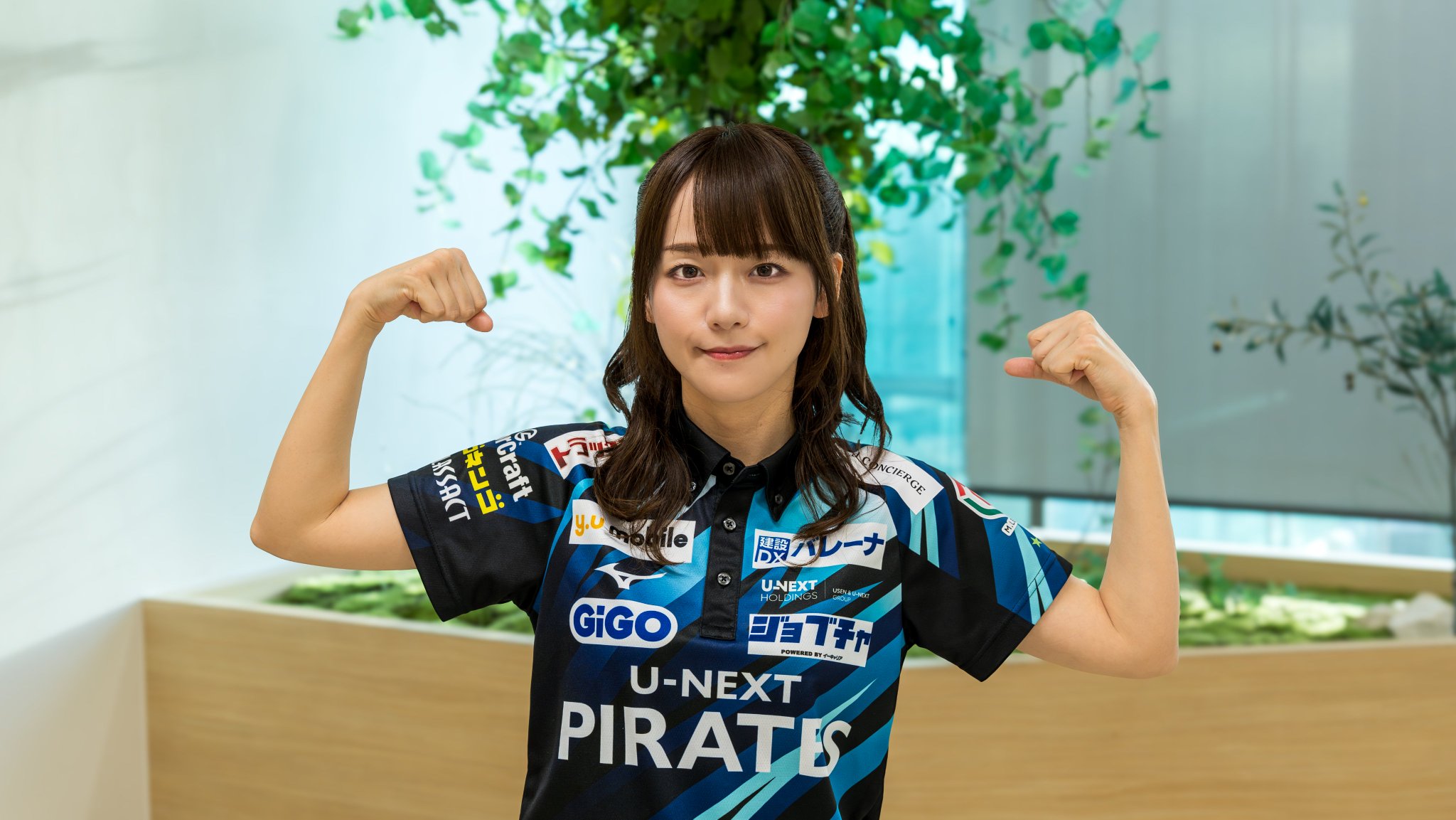 Mリーグ U-NEXT パイレーツ 瑞原 明奈 選手 直筆サイン入り Mリーグ U-NEXT パイレーツ 瑞原 明奈 選手 直筆サイン入り M