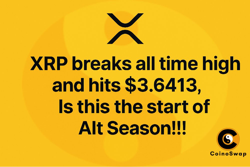 CoinoSwap's tweet image. 🚀Is this the start of Alt Season?
Swap into XRP instantly on CoinoSwap:
1️⃣ Pick your funding coin to swap XRP for
2️⃣ Compare live offers from 9+ instant exchanges
3️⃣ Paste your wallet address—no login, no KYC
Own XRP in seconds and ride the next leg of the rally.
👉 Buy XRP…