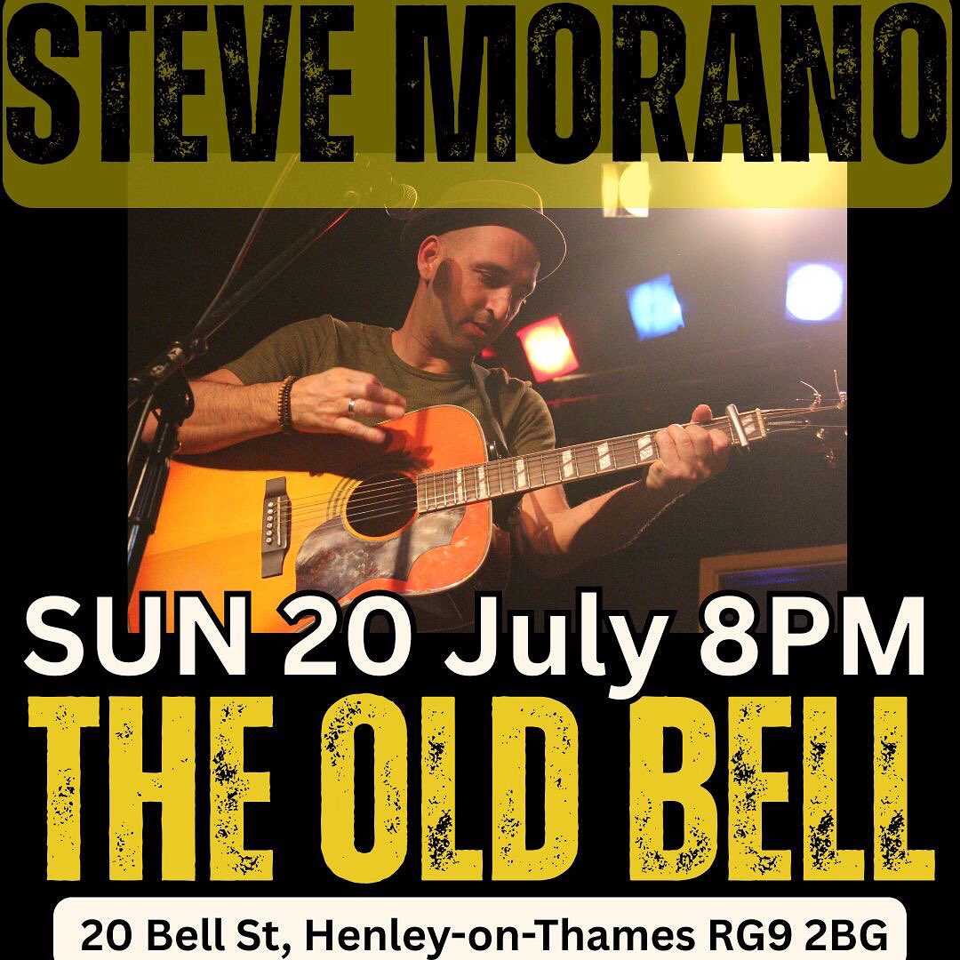 This Sunday #HenleyOnThames #Henley #GoodVibes #acoustic #SteveMorano #singersongwriter