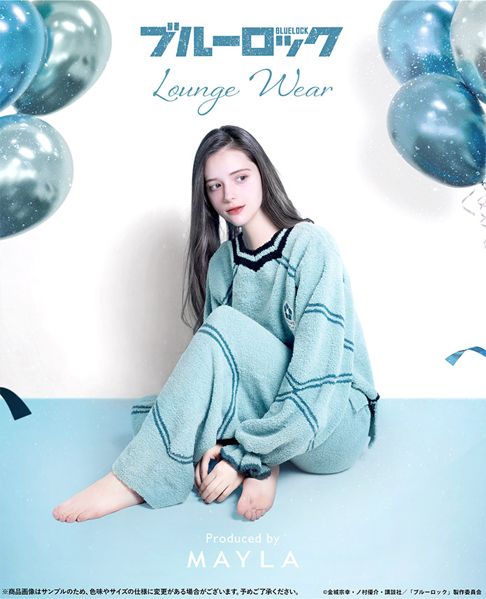 ブルーロック マイラ ラウンジウェア 缶バッジ 糸師凛 15点 ブルー