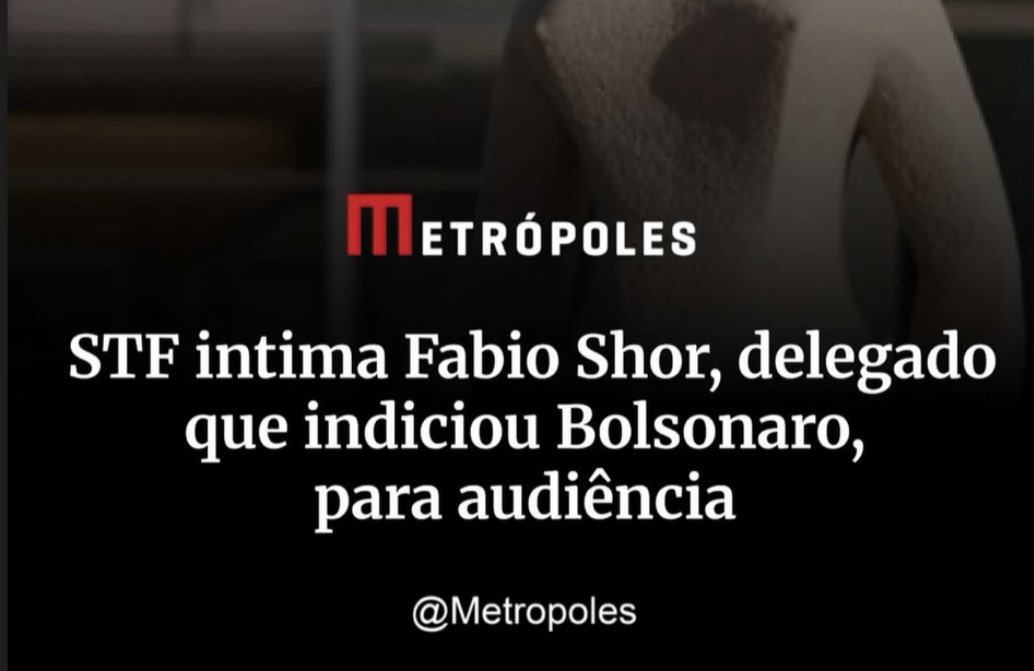 O ministro Alexandre de Moraes acolheu nosso pedido, reconsiderou a decisão anterior e determinou a intimação das testemunhas indicadas por nós para serem ouvidas no próximo dia 21.

“Todas as testemunhas indicadas pela defesa de Filipe Martins serão devidamente intimadas e