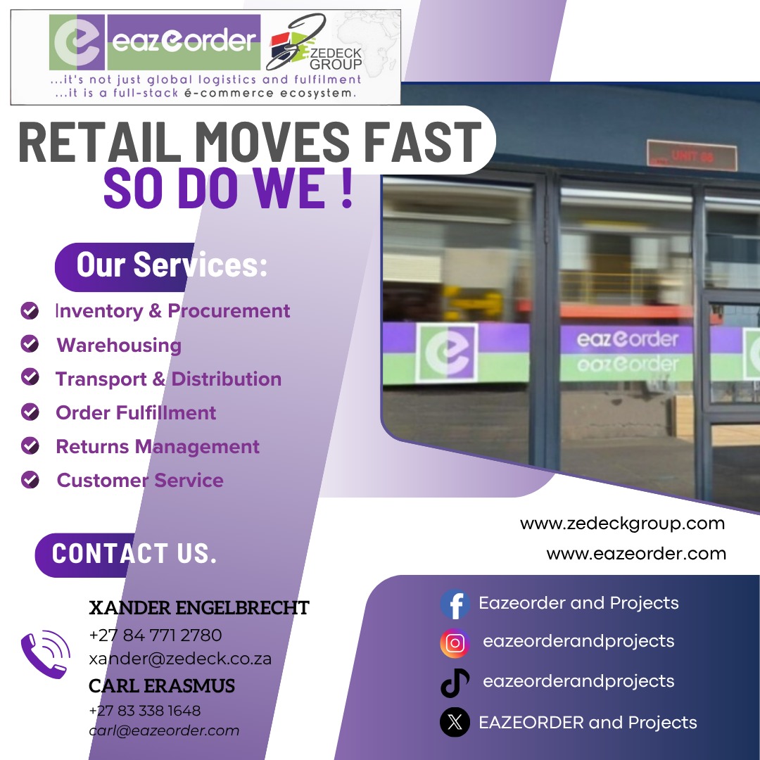 Eaz_e_order's tweet photo. RETAIL MOVES FAST - SO DO WE
Contact us today for fast and effective service
#inventory #warehousing #eazeorder #distribution #fulfulment #IOR #EOR https://t.co/VNfZgcoZKG