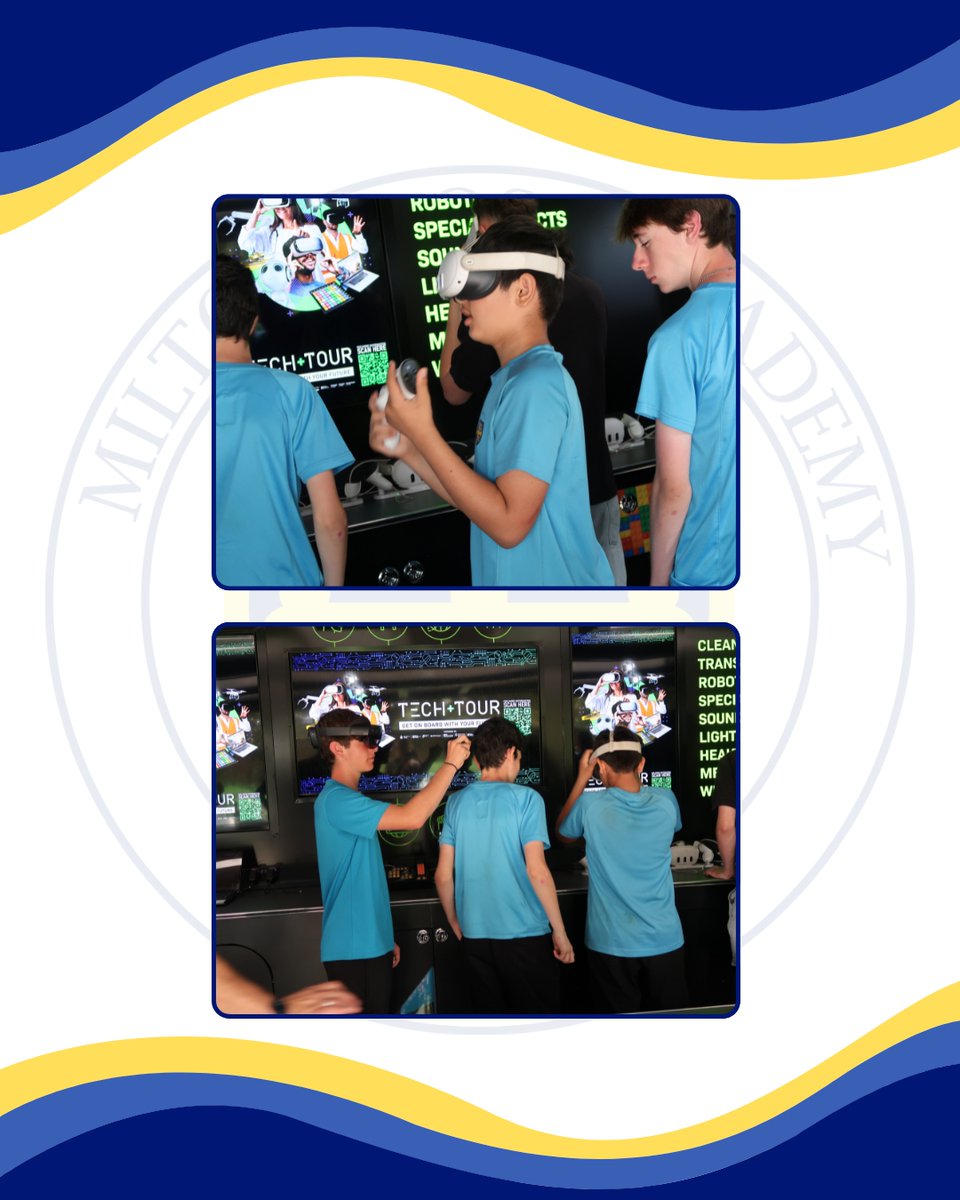 Yesterday, students were visited by the Tech Truck and learnt about the technology that helps with logistics, getting to experience different tools first hand including augmented and virtual reality goggles!