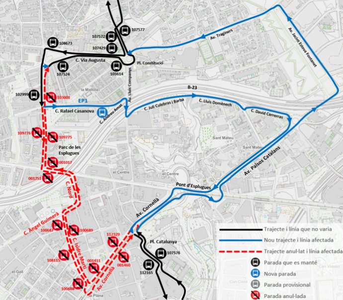 Mobilitat_AMB: Informació Incidències Transport (@inciden_mob_amb) on Twitter photo 18/07 - Esplugues de Llobregat: EP1 Desviament provisional al carrer Laureà Miró afectant parades <a href="/solerisauret/">Soler i Sauret, SA.</a> <a href="/ajesplugues/">Ajuntament d'Esplugues de Llobregat</a> Més info: ow.ly/IacZ106gaZ5 18/07 - Esplugues de Llobregat: EP1 Desviament provisional al carrer Laureà Miró afectant parades <a href="/solerisauret/">Soler i Sauret, SA.</a> <a href="/ajesplugues/">Ajuntament d'Esplugues de Llobregat</a> Més info: ow.ly/IacZ106gaZ5