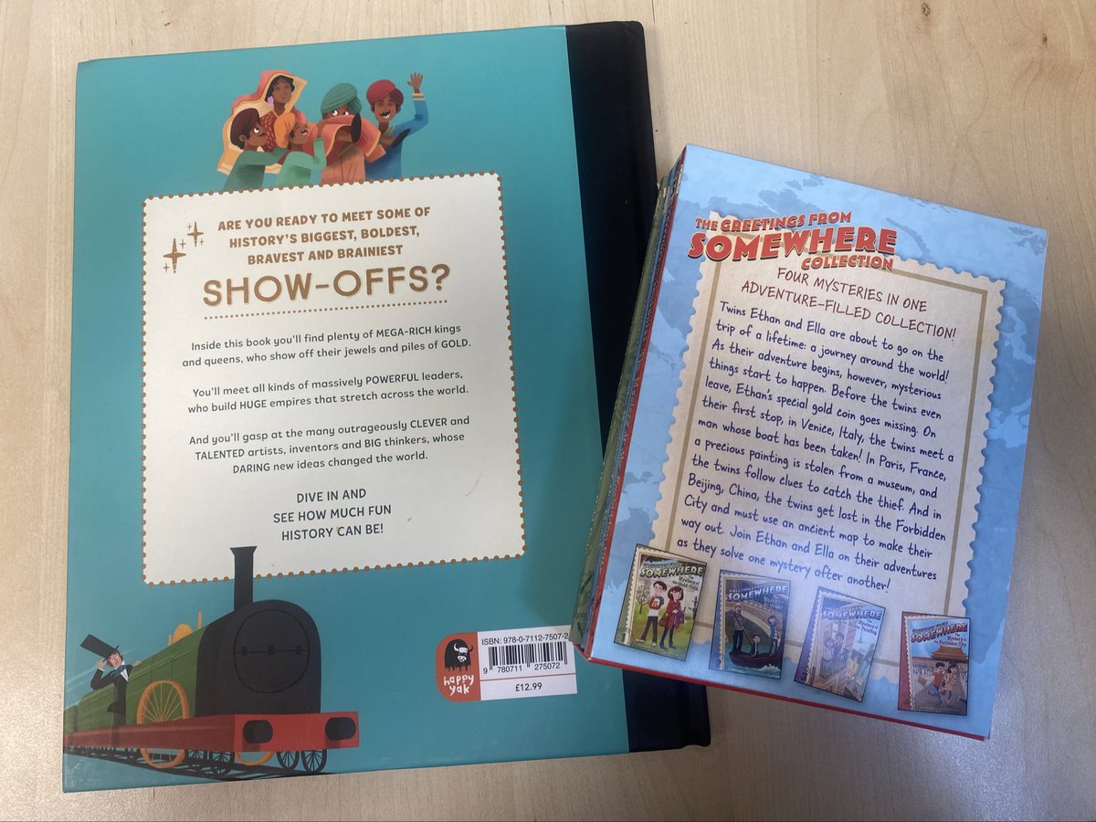 PrimaryFerham's tweet image. Book post - for me and for the school library. Both inspired by book-loving Mrs Fisher. @jmatschools