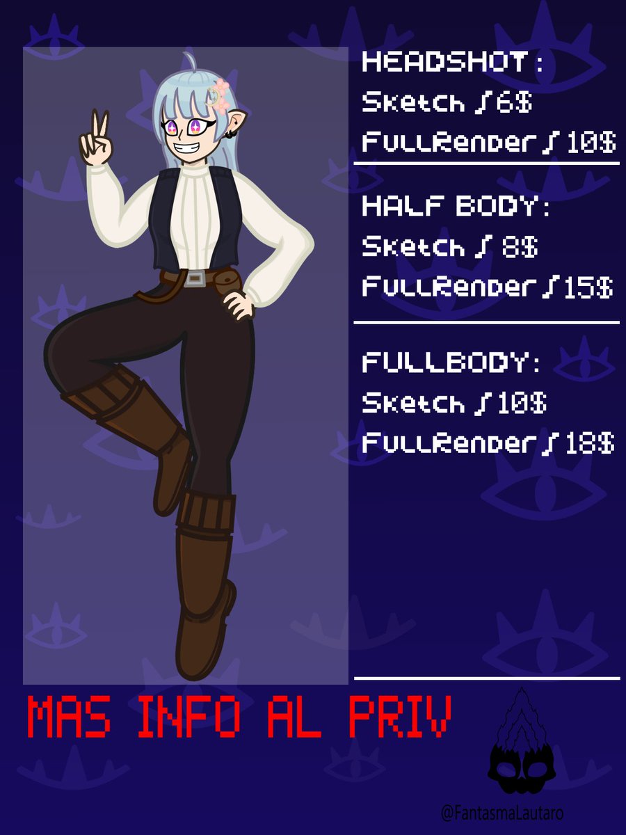 COMISIONES ABIERTAS :DDDD
Si tienen una pregunta porfavor al privado

#comisiones #comisionesabiertas #commissions