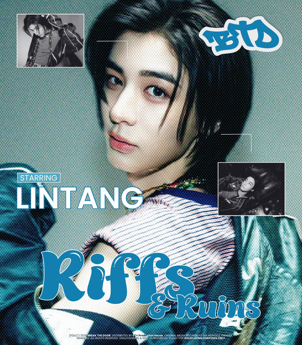️️
 ️️
 ️️
𝘉𝙍𝗘𝖠𝙆 𝖳𝘏𝗘 𝖣𝙊𝝤𝖱
1st Single Album
[ 𝗥𝗶𝗳𝗳𝘀 &amp; 𝗥𝘂𝗶𝗻𝘀 ]

#HANJUN &amp; #LINTANG 
Teaser Photo (Riffs Ver.)

Release: 08.08.2025   |   4  P.M.
 ️️
 ️️
 ️️