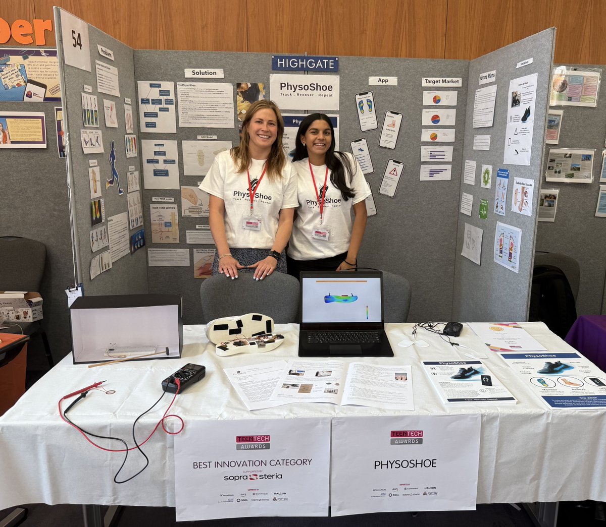 Congratulations to Sixth Former Sreya who won Best Innovation (Y12-13)  <a href="/teentechevent/">TeenTech</a>. Her innovation, Physo-Shoe, is smart, self-powered footwear that uses technology to monitor ankle &amp; foot health during training. Sreya presented along with 148 students from across the UK.