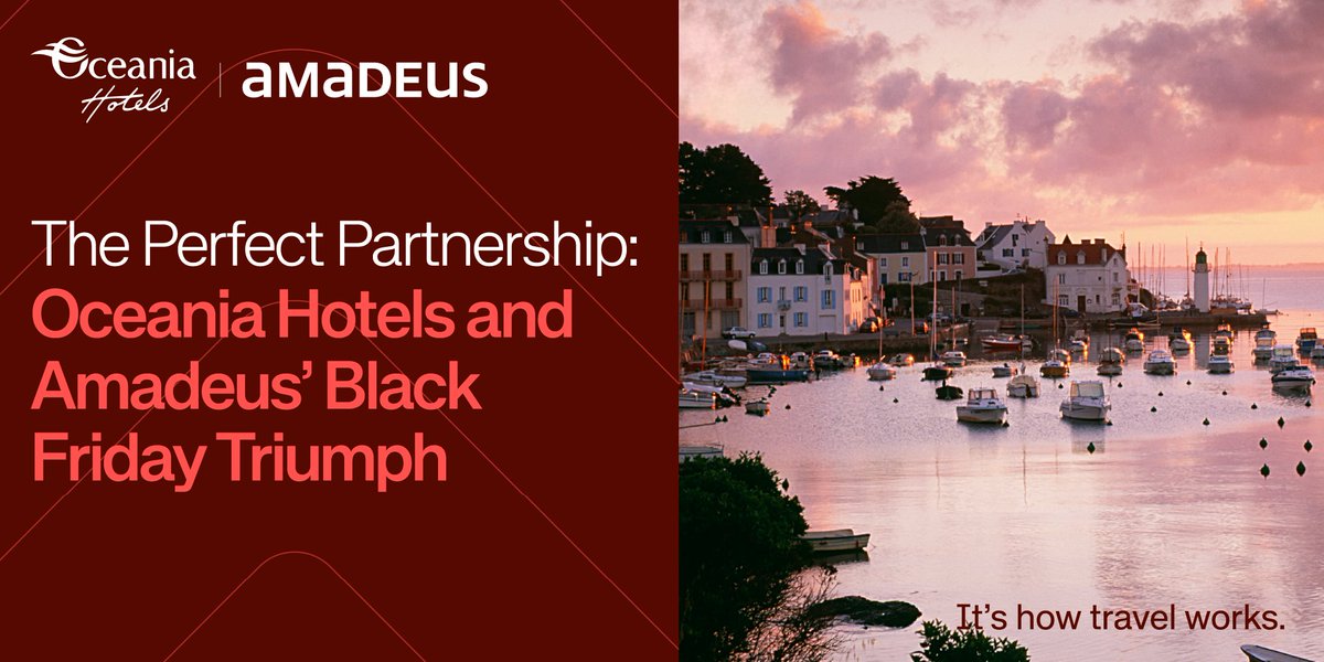 What happens when a beloved French #hotel brand meets cutting-edge #tech?💡@hotelsoceania and Amadeus turned a one-person Black Friday #marketing campaign into €132K in #revenue—and won an #award doing it. Read more: hubs.la/Q03wk3P00