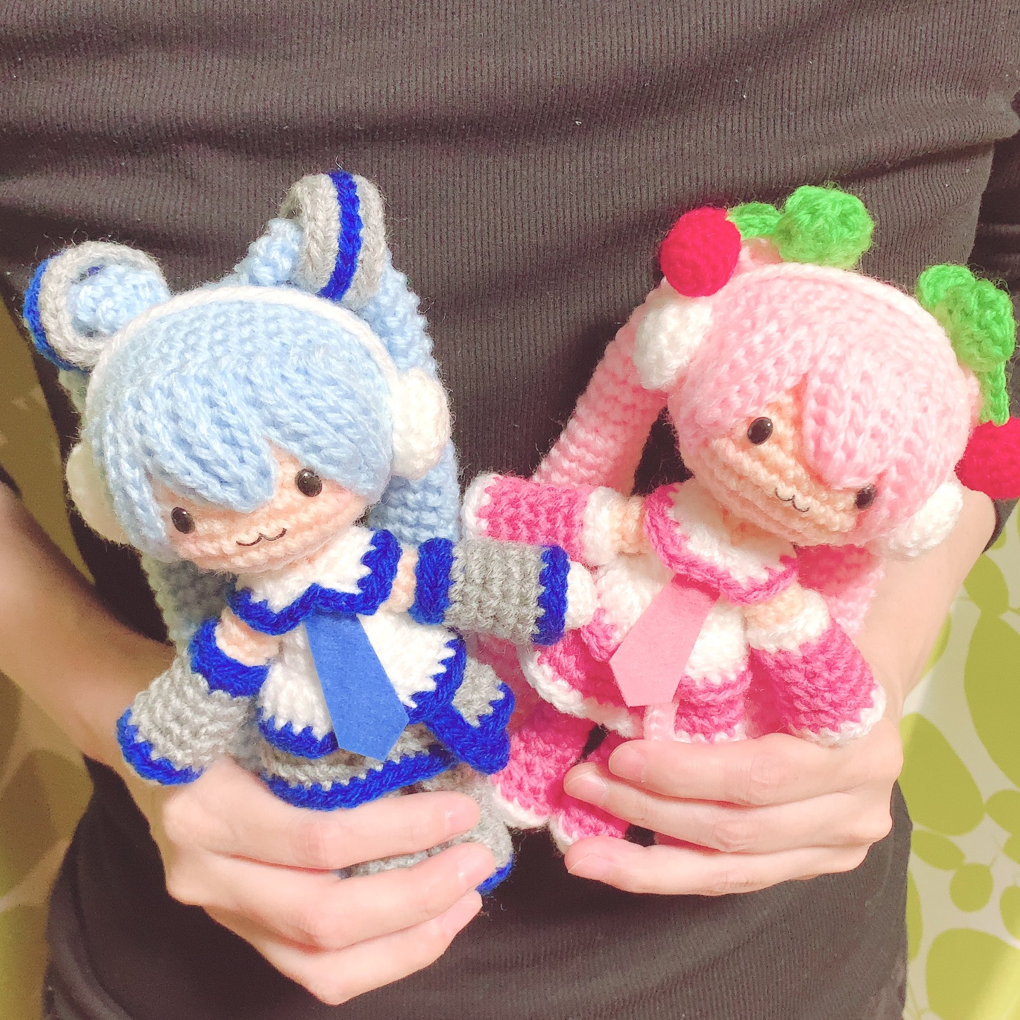 あみぐるみ　梅雨　ぶたさん　【オーダー商品完成】 ⭐︎あみぐるみオーダーメイドについて⭐︎ | amidoll planet