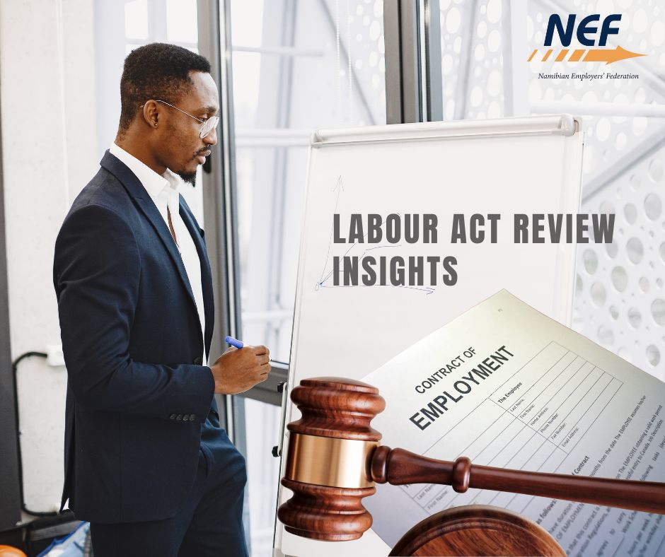 Labour Act reforms: new rules on strikes, lockouts, shifts and sick leave, a part of the discussion. Remain part of the discussion #labourupdate #namibiaemployers #workplacelaw #socialdialogue #tripartism #nefnamibia