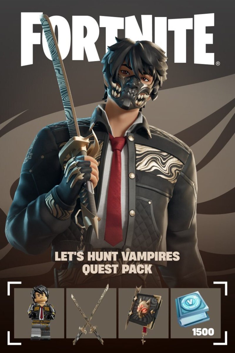 Inxctivewrld's tweet image. New Pinned Post 📌
Now trying for Let’s Hunt Vampires Pack.Missed out on this pack when it came out so worth trying with the help of twitter. Likes and Retweets appreciated ❤️♻️ #Fortnite #Pinned