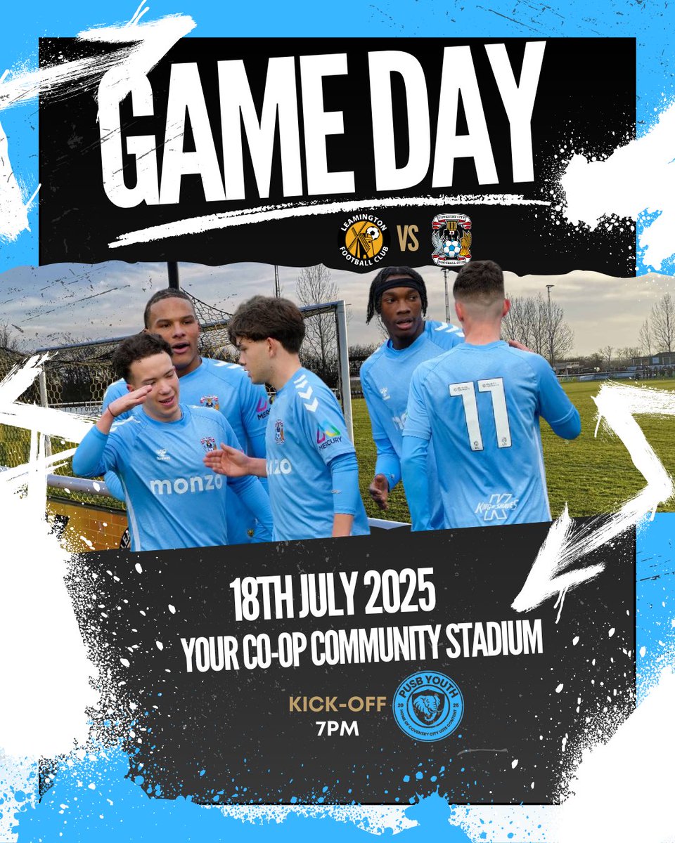 MATCHDAY!! 

⚽️ Vs Leamington FC
🏟️ Your Co-op Community Stadium
⏰ 7pm Kick-Off 

#PUSB || #PUSBYouth🐘