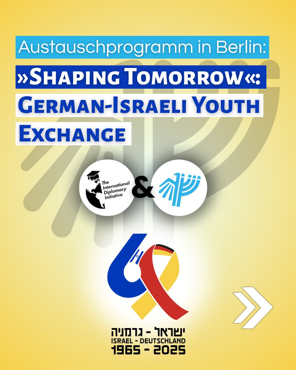 Du willst Politik hautnah erleben, Berlin entdecken und gemeinsam mit jungen Menschen aus Israel Perspektiven für die Zukunft entwickeln? 

Dann sei bei dem German-Israeli Youth Exchange dabei!

🇮🇱🤝🇩🇪