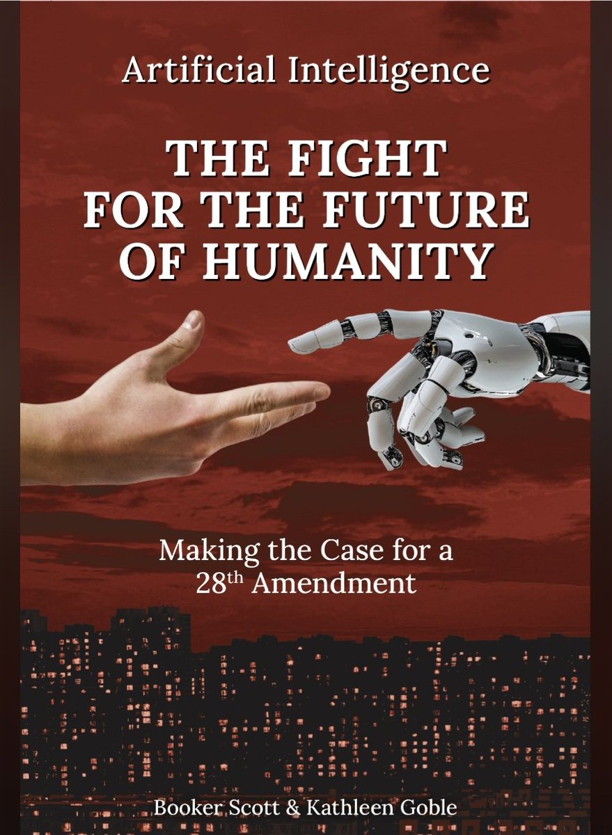 RealBookerScott's tweet image. I haven't posted as much this year. I've been busy writing a book with @kathleen_goble.
It will be available in a couple of weeks on Amazon, Barnes & Noble, Kindle.
If you want to really learn about AI, what it can and can't do now and its possible scary future with AGI. And…