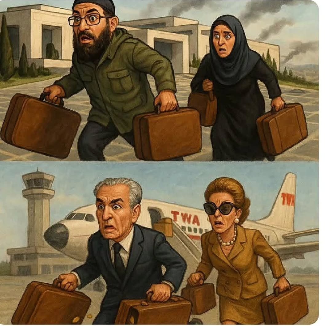 سناریوهای آ.مریکا برا دست نشانده هاش یه مدله
فقط با فاصله های زمانی تکرار میشه که مردم فراموش کنن آ‌مریکا شیطا.ن بزرگه و تا دوباره بتونه فریبشون بده...