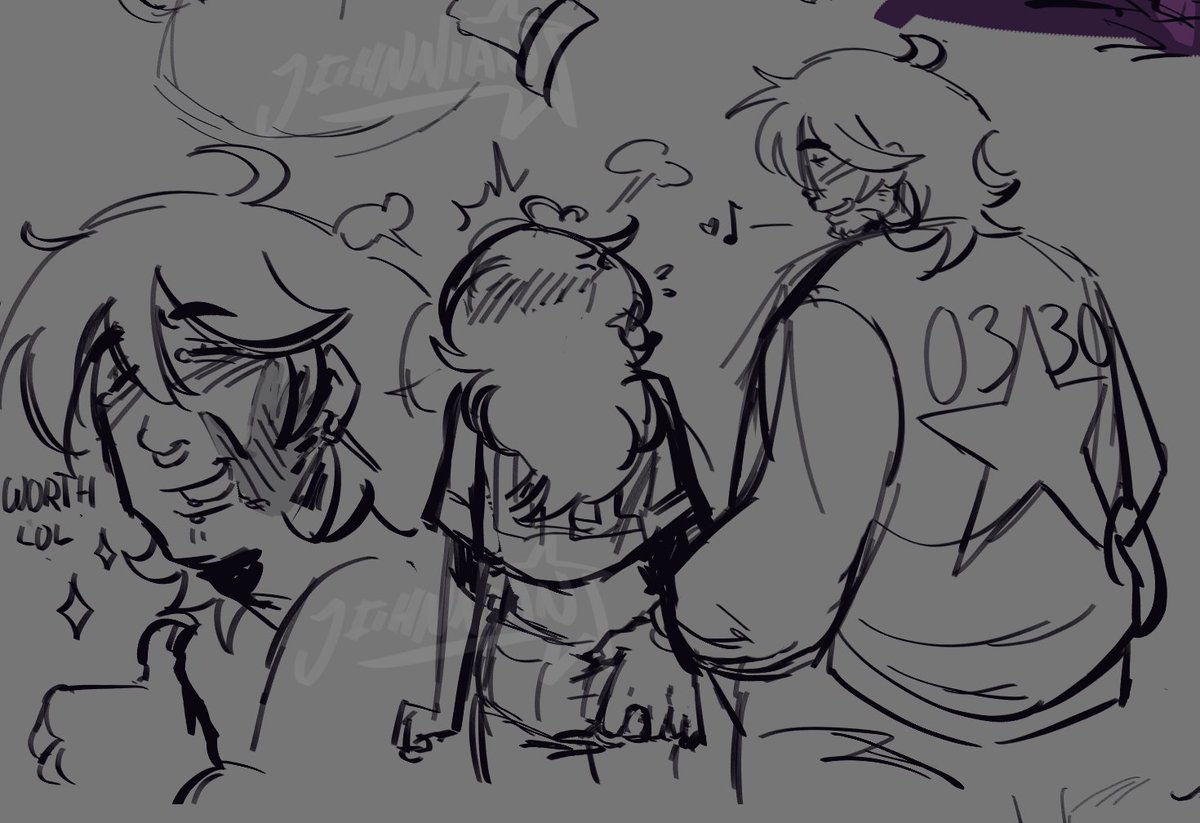 she beats him for his crimes #ocart #rkgk #artmoots