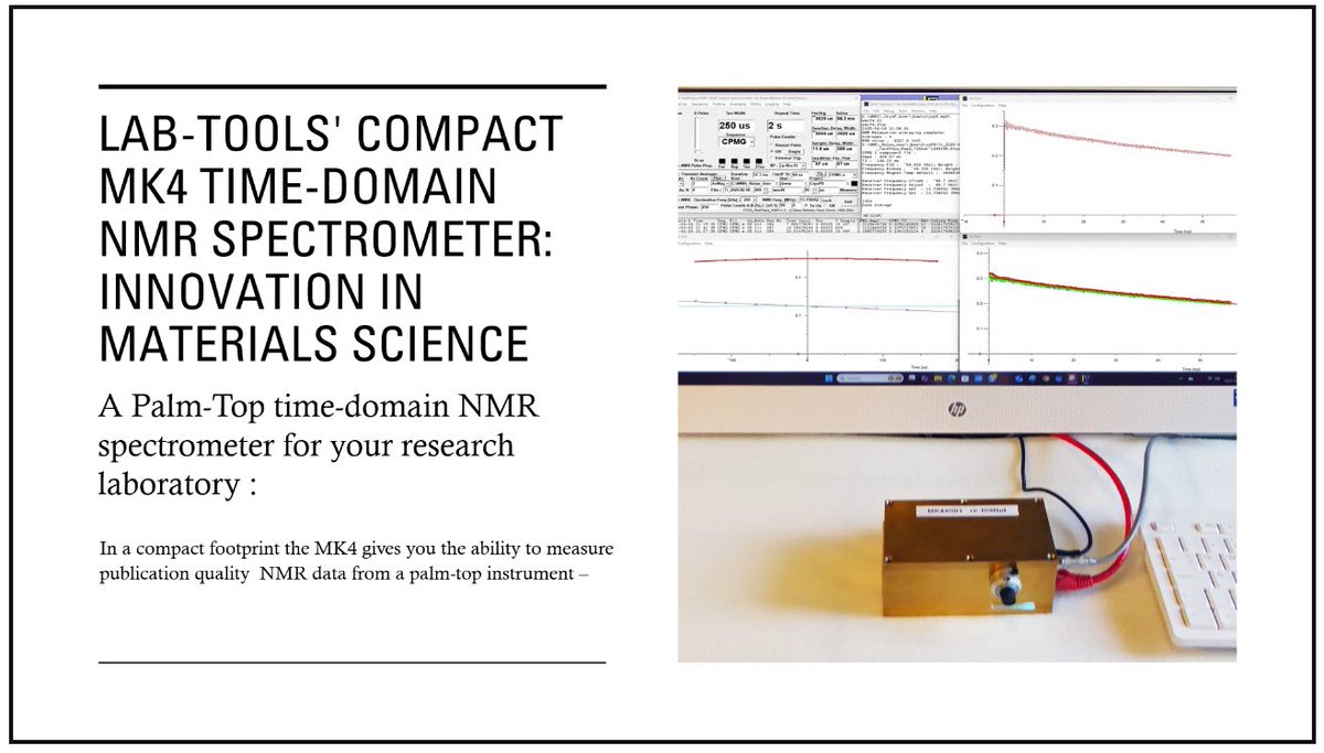 global_nmr's tweet image. Pocket-sized power for your lab!
Beau Webber presents a palm-top time-domain NMR spectrometer-compact, versatile, and remote-operable. From molecular mobility to pore-size analysis, its NMR made simple and scalable.
globalnmr.org/a-palm-top-tim…
#GlobalnmrOC2025