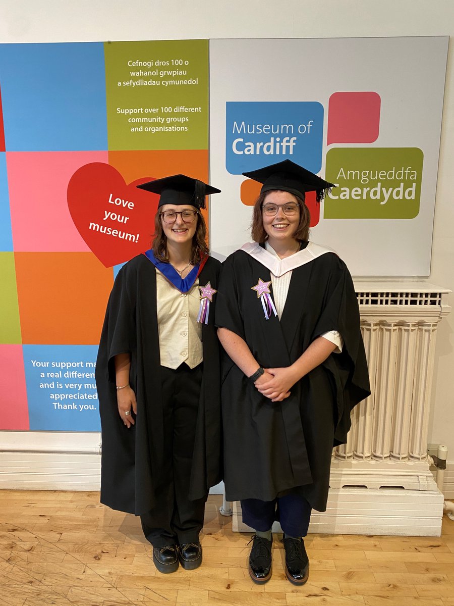 Congratulations to Naomi and Gio from our Front of House team on their graduation from Cardiff University today!