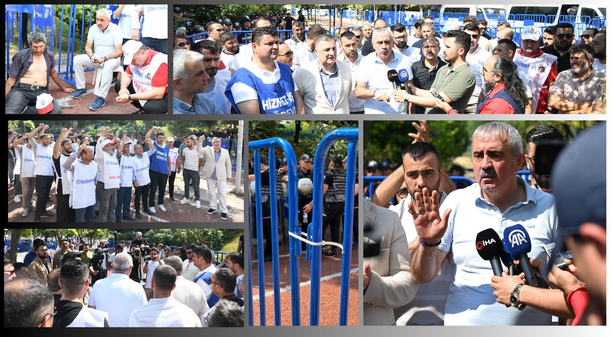 BARİKATLAR, EMEĞİ DURDURAMAZ, GERİ ADIM ATMIYORUZ!

Altındağ Belediyesi önünde 125 gündür süren direniş çadırımıza bu sabah polis müdahalesi gerçekleştirildi. Genel Başkan Vekilimiz Halil Özdemir, yaşananlara sert tepki göstererek Altındağ Belediyesi mücadelemizin işlerinden